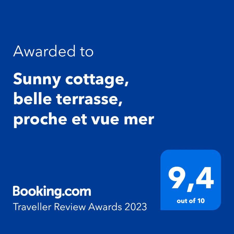 Sunny Cottage, Belle Terrasse, Proche Et Vue Mer サント・リュス エクステリア 写真